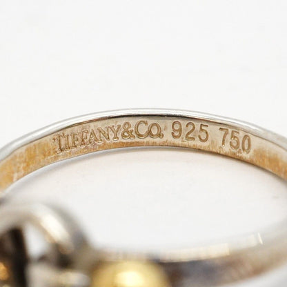 Tiffany & Co Ring Hook Eye 18k Yellow Gold 925 Sterling Silver — view 4