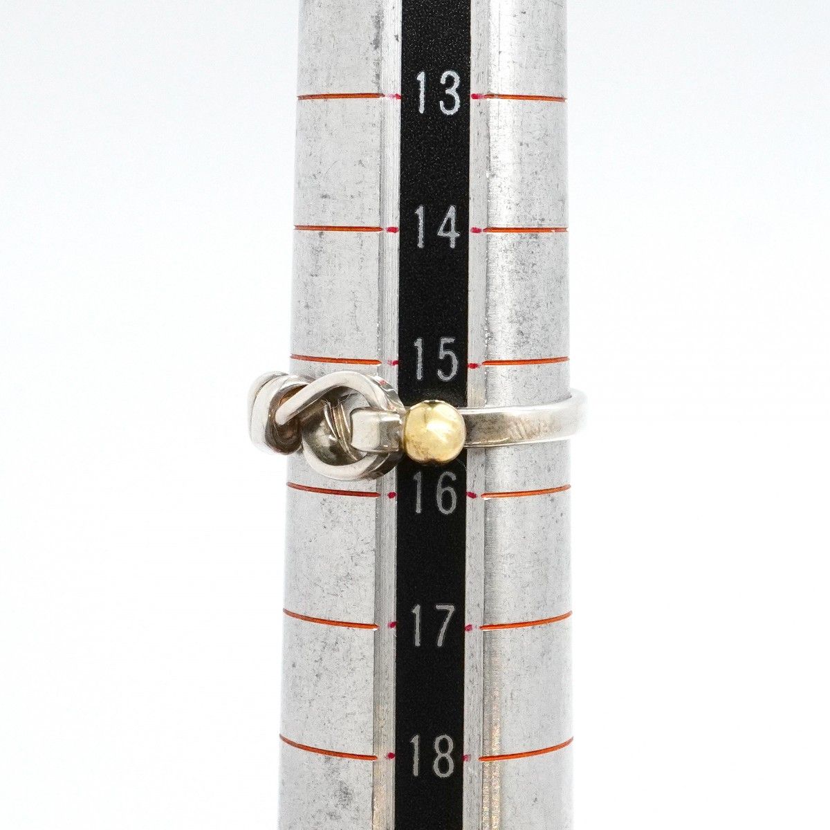 Tiffany & Co Ring Hook Eye 18k Yellow Gold 925 Sterling Silver — view 5