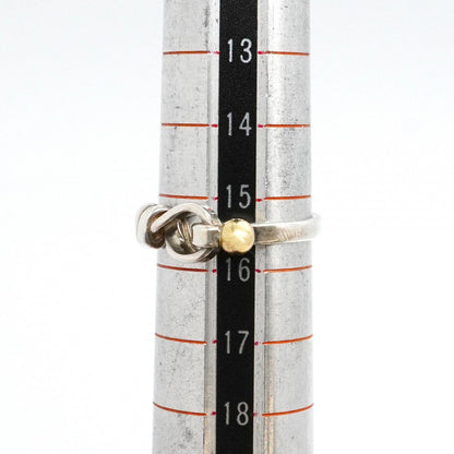 Tiffany & Co Ring Hook Eye 18k Yellow Gold 925 Sterling Silver — view 5