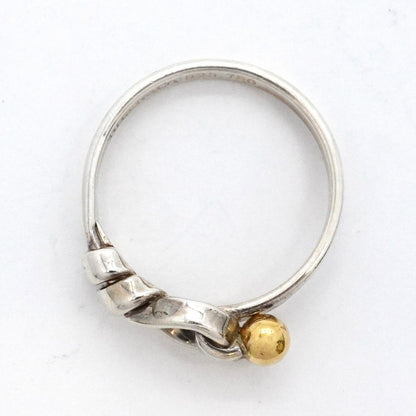 Tiffany & Co Ring Hook Eye 18k Yellow Gold 925 Sterling Silver — view 3