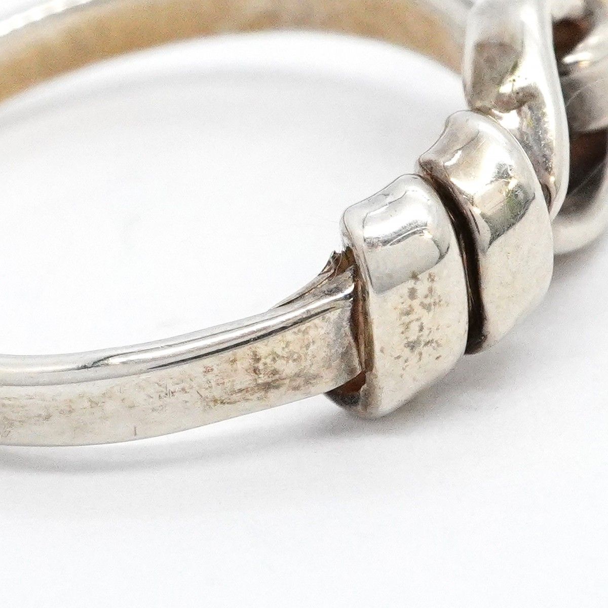 Tiffany & Co Ring Hook Eye 18k Yellow Gold 925 Sterling Silver — view 8