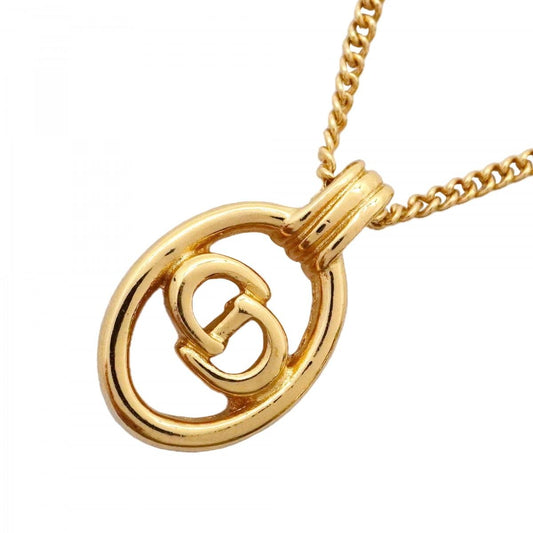Dior Necklace CD Logo Gold Plated