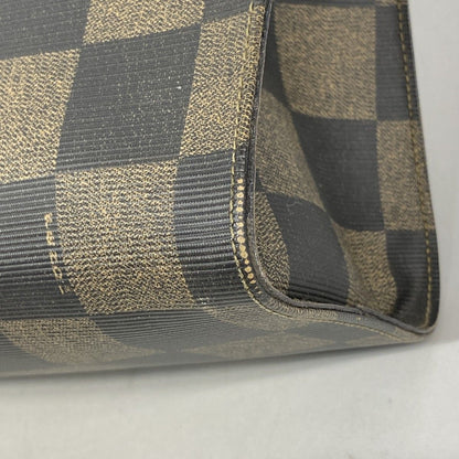 Fendi Handbag Black Brown Silver — view 6