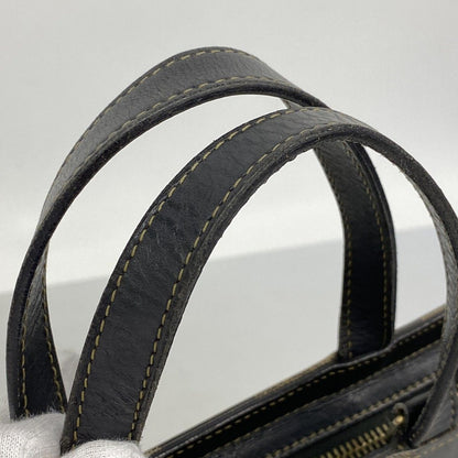Fendi Handbag Black Brown Silver — view 8