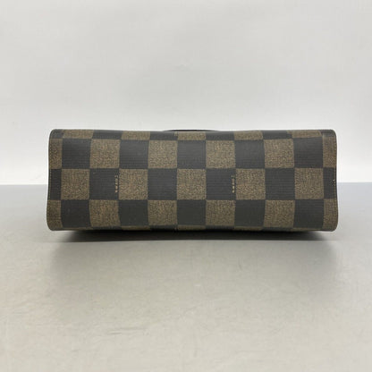 Fendi Handbag Black Brown Silver — view 3