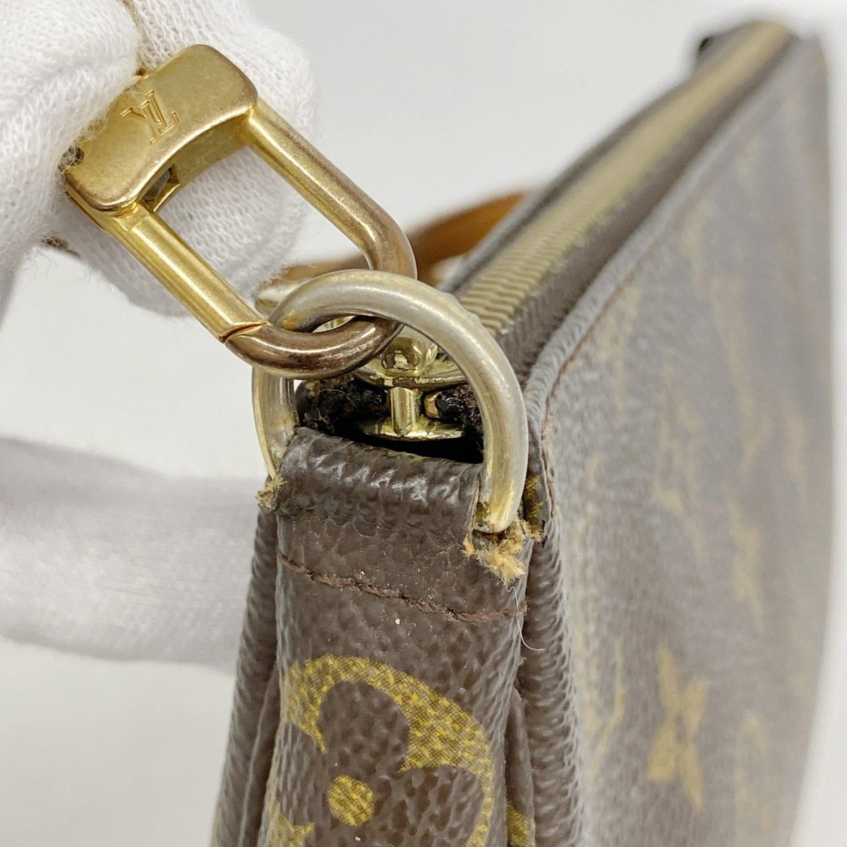 Louis Vuitton Pouch Monogram Pochette Brown — view 8