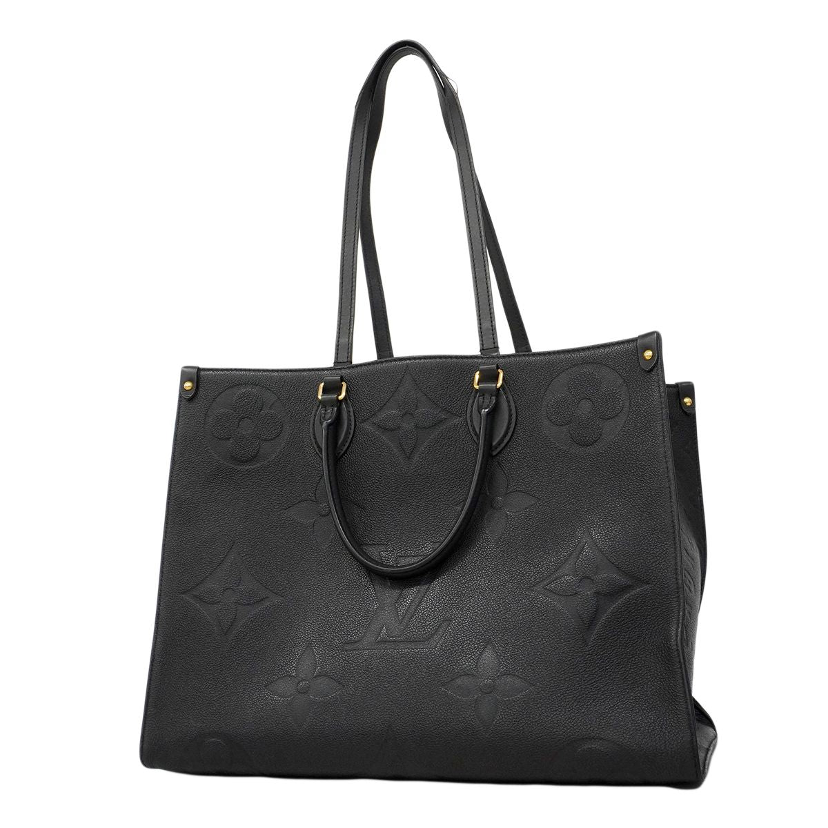 Louis Vuitton Tote Monogram Empreinte On The Go GM Noir 2-Way