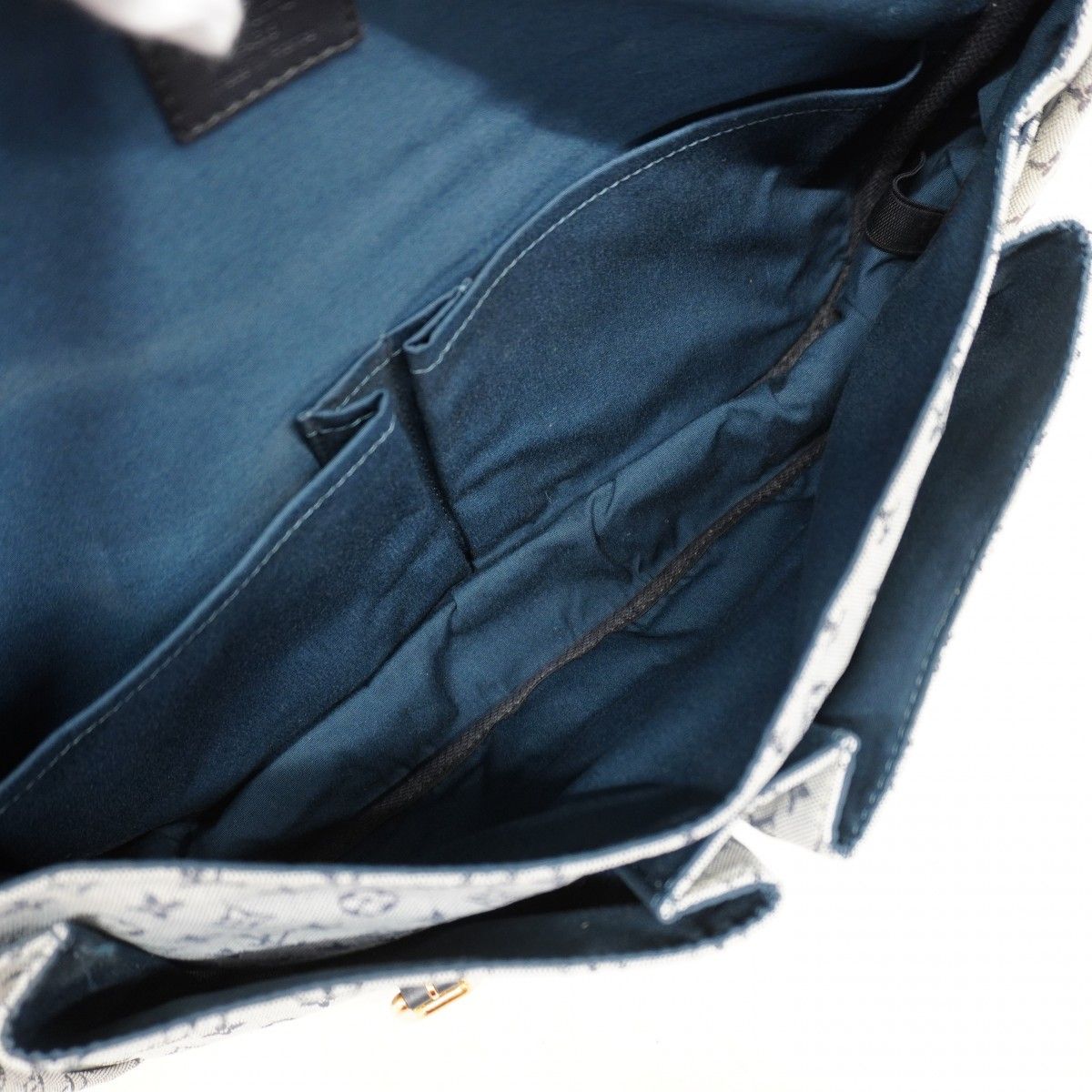 Louis Vuitton Shoulder Bag Monogram Mini Sac Maman Blue — view 4