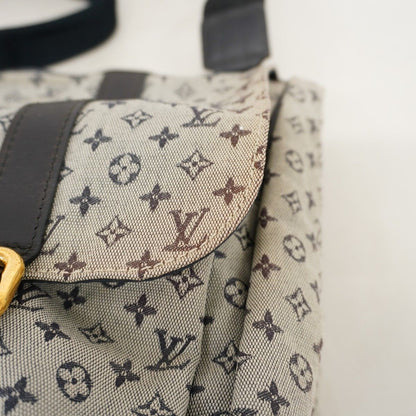 Louis Vuitton Shoulder Bag Monogram Mini Sac Maman Blue — view 7