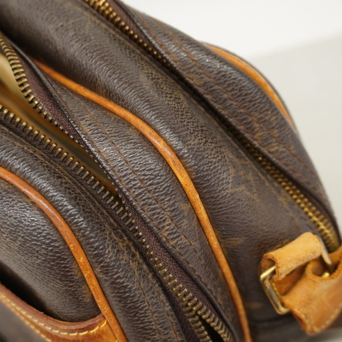 Louis Vuitton Shoulder Bag Monogram Reporter PM Brown — view 7