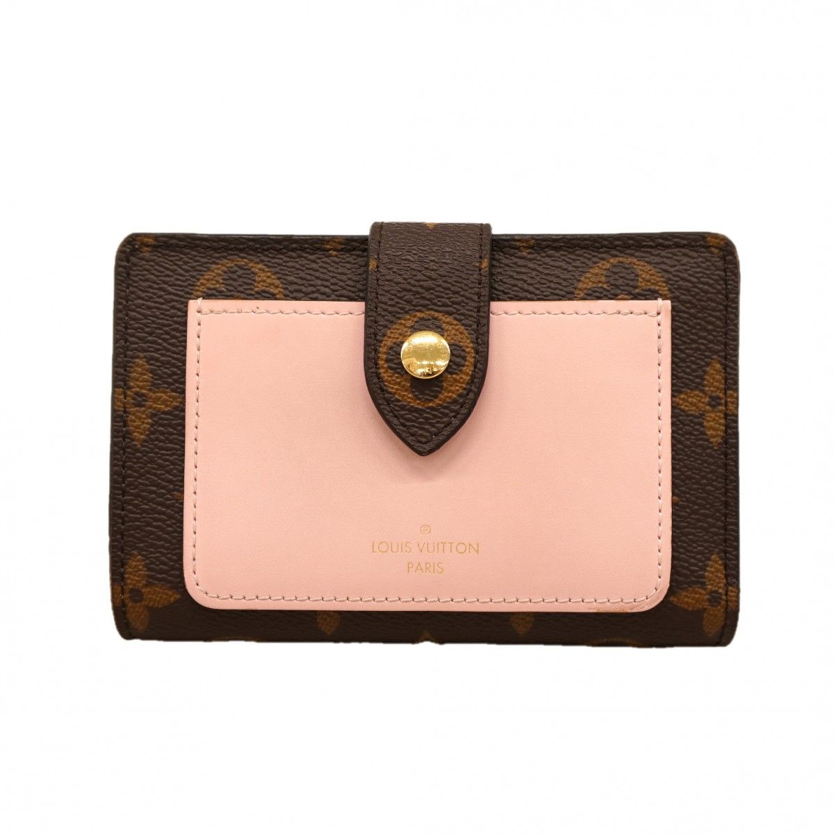 Louis Vuitton Wallet Monogram Portefeuille Juliette Brown Rose Velours