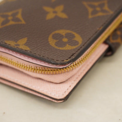Louis Vuitton Wallet Monogram Portefeuille Juliette Brown Rose Velours — view 6