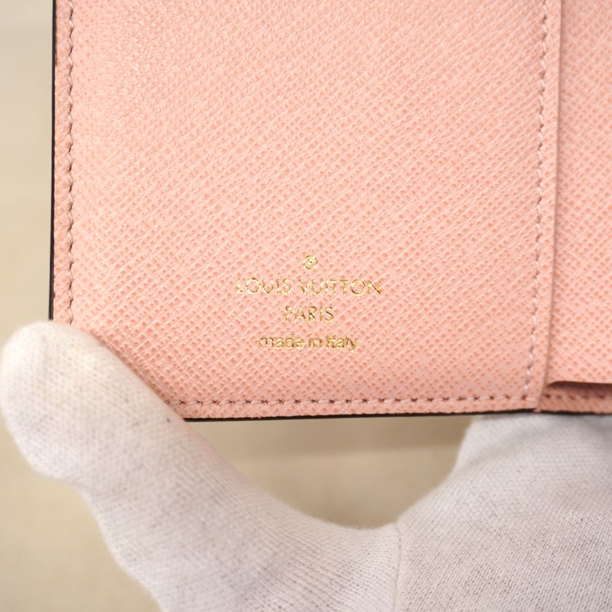 Louis Vuitton Wallet Monogram Portefeuille Juliette Brown Rose Velours — view 4