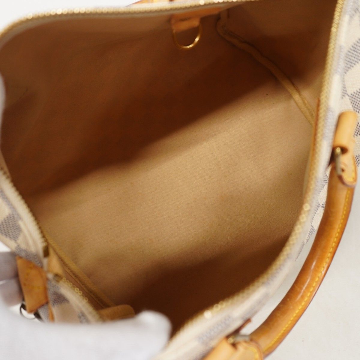 Louis Vuitton Handbag Damier Azur Speedy 30 White — view 4