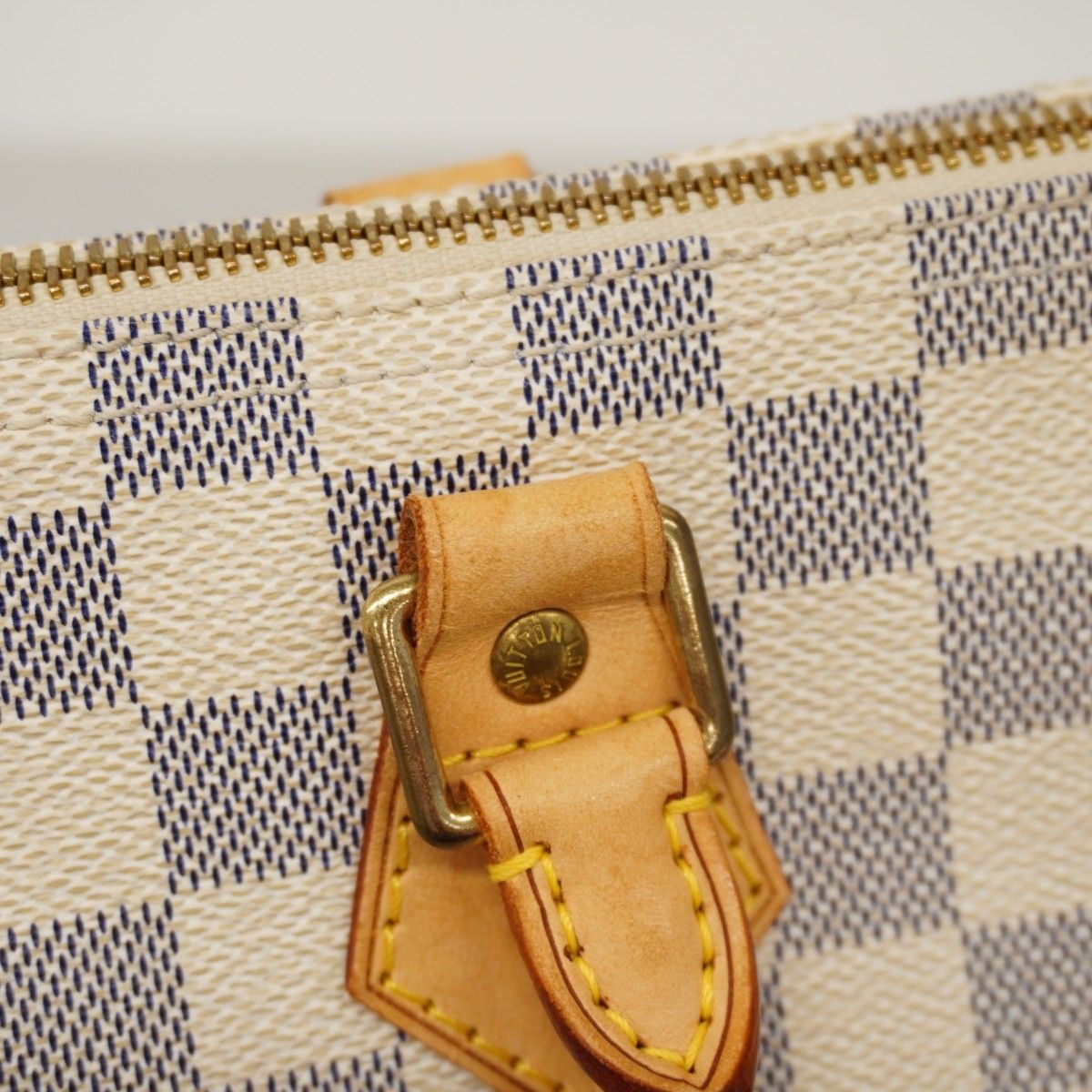 Louis Vuitton Handbag Damier Azur Speedy 30 White — view 9