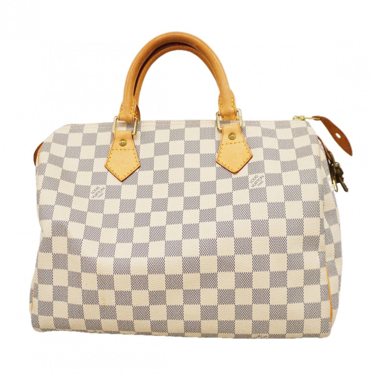 Louis Vuitton Handbag Damier Azur Speedy 30 White