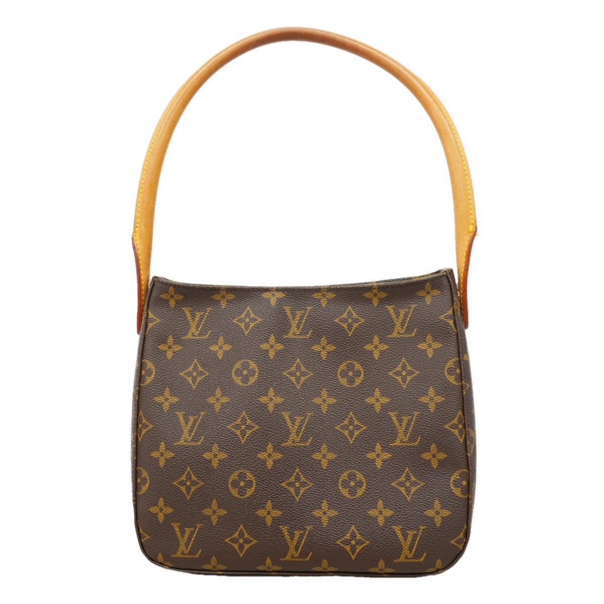 Louis Vuitton Shoulder Bag Monogram Looping Brown