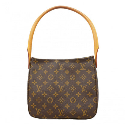 Louis Vuitton Shoulder Bag Monogram Looping Brown
