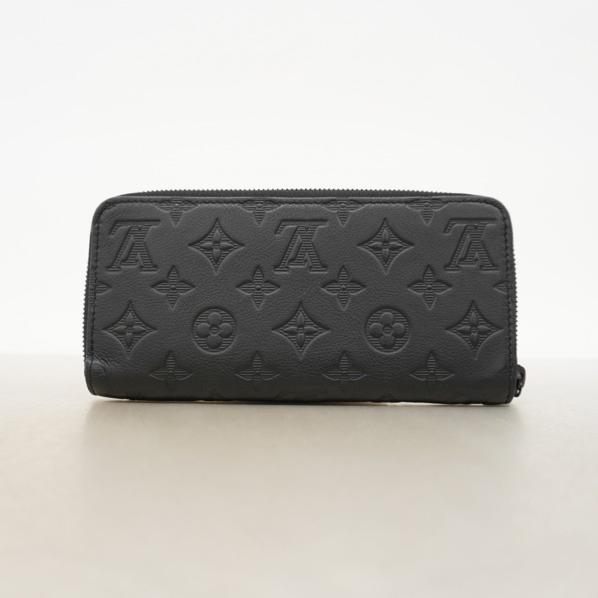 Louis Vuitton Wallet Monogram Shadow Zippy Horizontal Noir — view 7