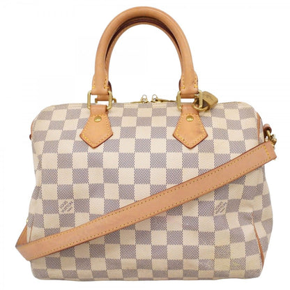 Louis Vuitton Handbag Damier Azur Speedy Bandouliere 25 White 2-Way