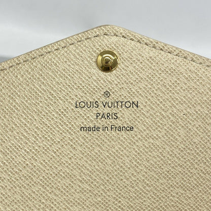 Louis Vuitton Wallet Damier Azur Portefeuille Sarah White — view 4