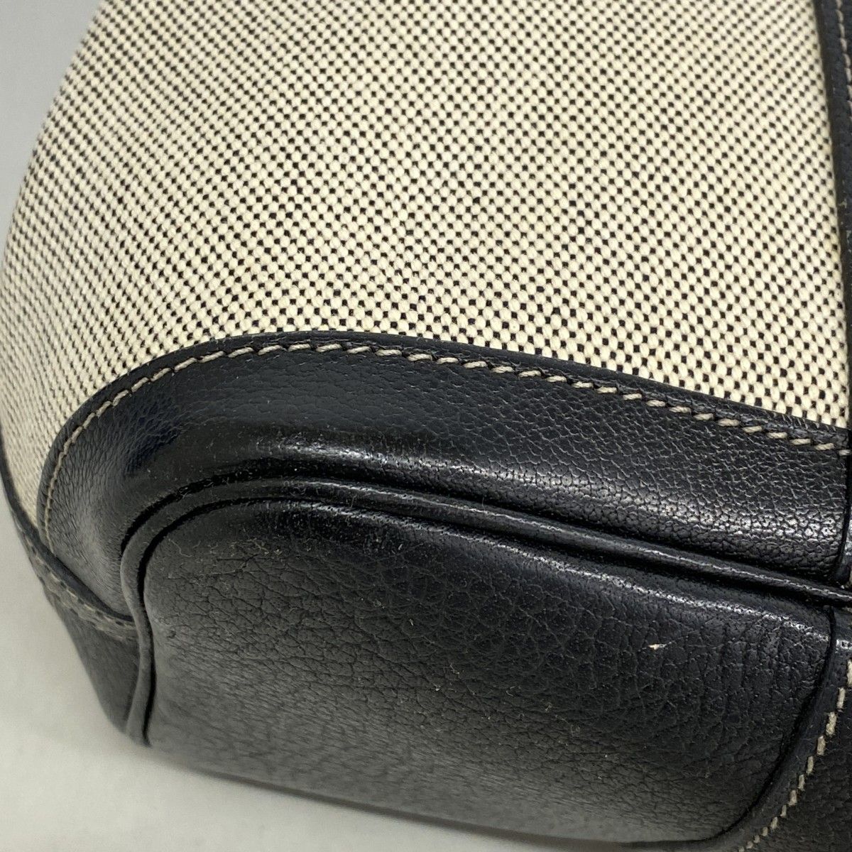 Hermes Tote Garden Party TPM Toile Ash Black Silver — view 6