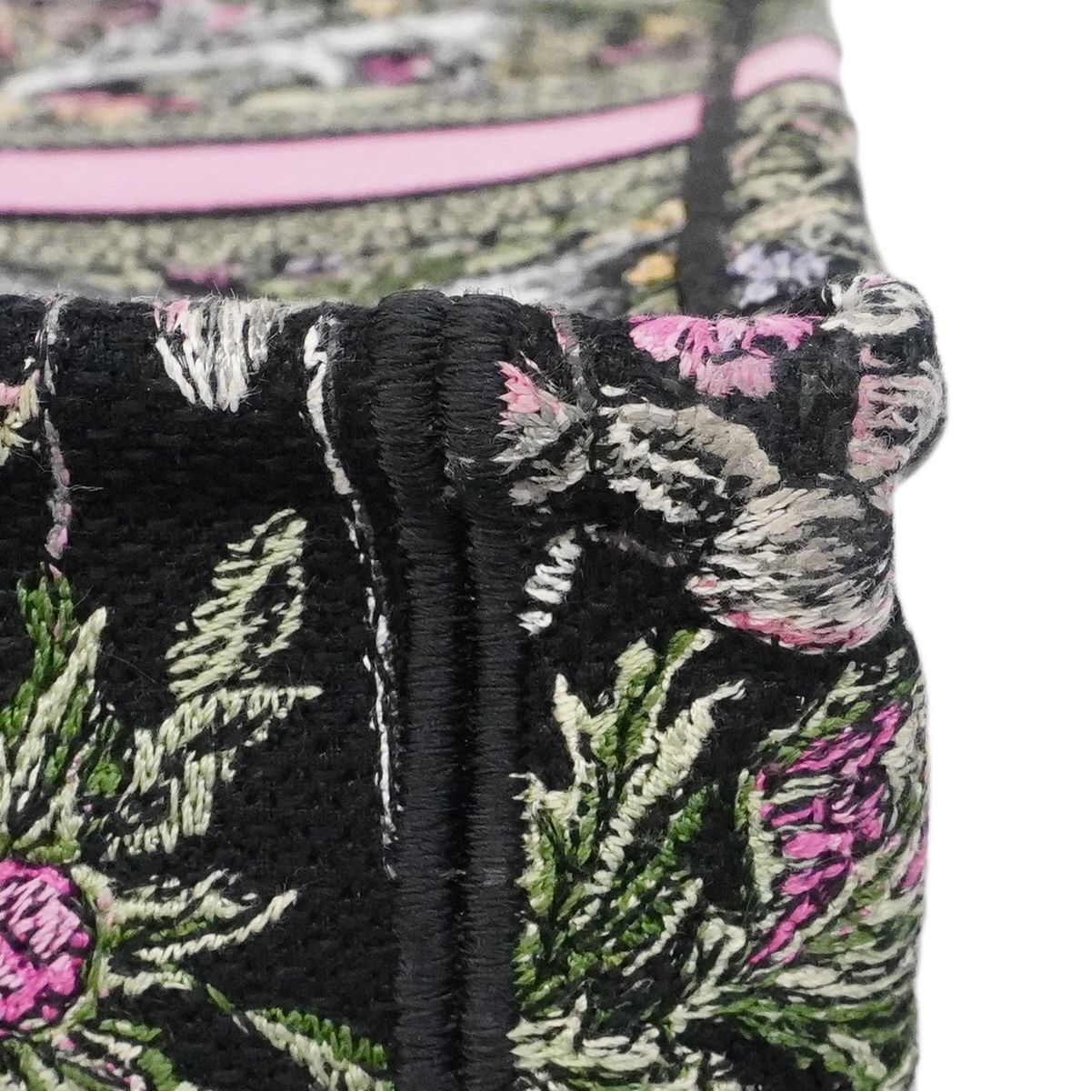 Dior Tote Book Canvas Black Multicolor — view 6
