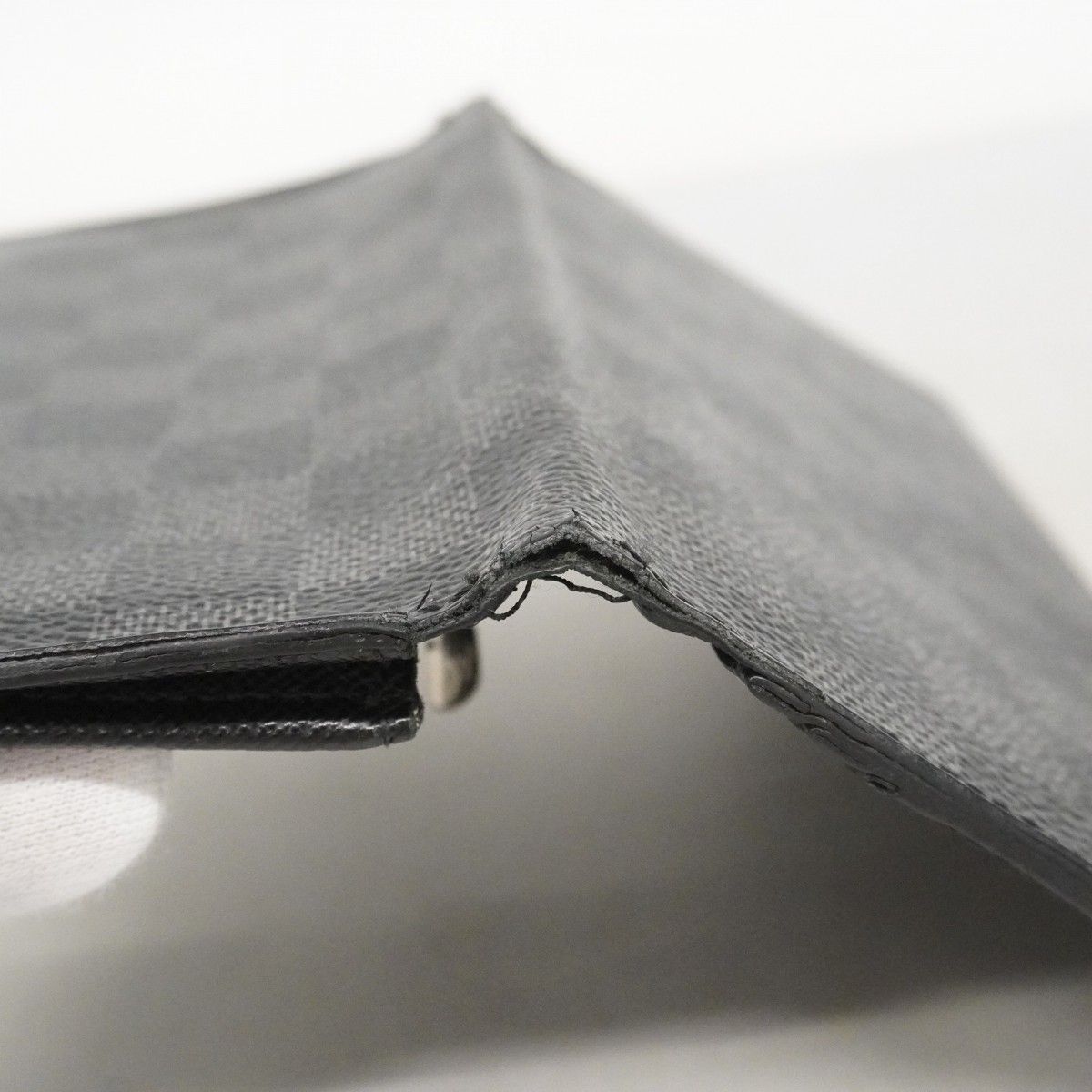 Louis Vuitton Wallet Damier Graphite Portefeuille Brazza Black — view 5