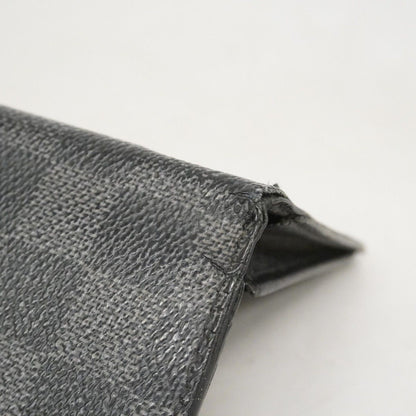 Louis Vuitton Wallet Damier Graphite Portefeuille Brazza Black — view 8
