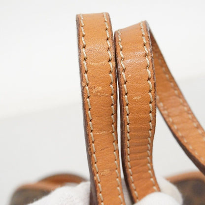 Celine Shoulder Bag Macadam Brown Gold — view 9