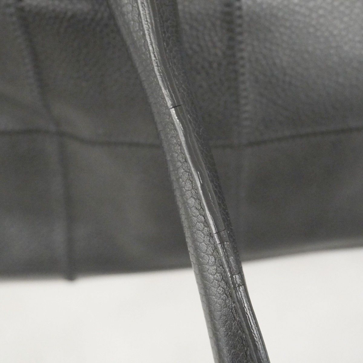 Chanel Handbag Choco Bar Leather Black Silver — view 6