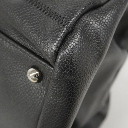 Chanel Handbag Choco Bar Leather Black Silver — view 7