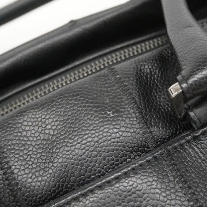 Chanel Handbag Choco Bar Leather Black Silver — view 8