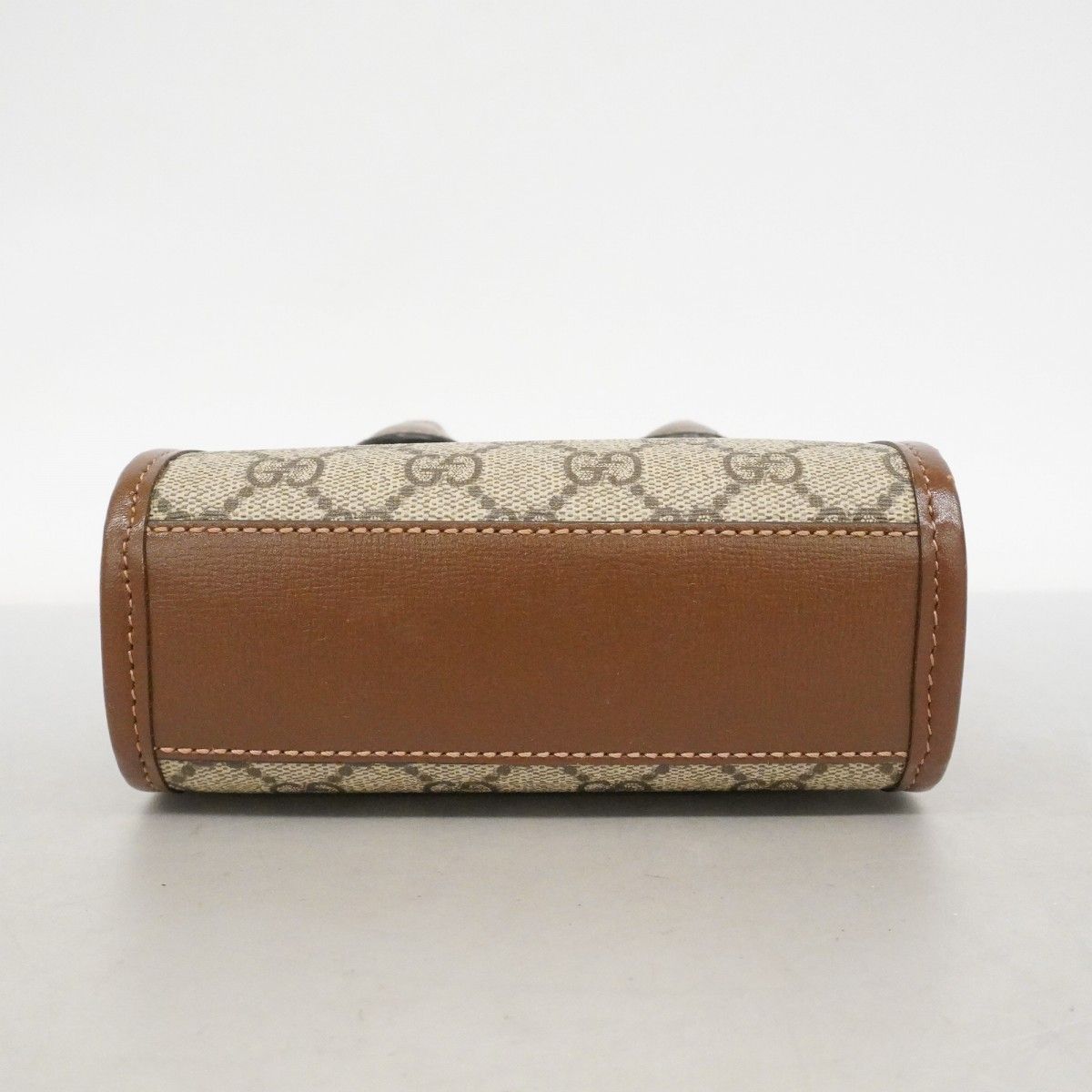 Gucci Handbag GG Supreme Beige Brown Gold 2-Way — view 3