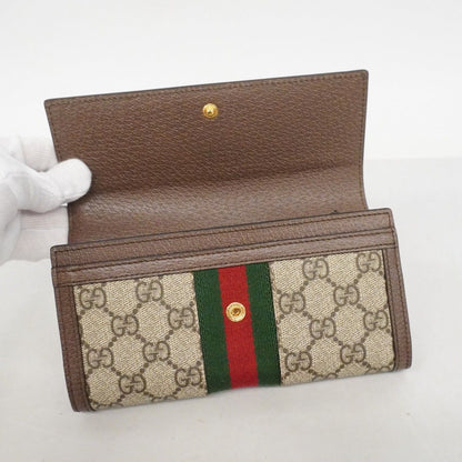 Gucci Wallet Ophidia Beige Brown Gold — view 8