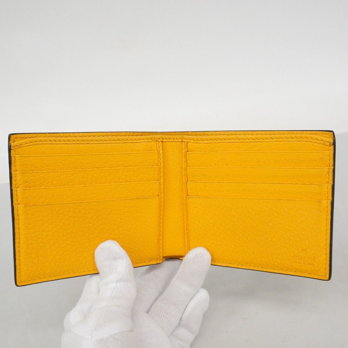Gucci Wallet GG Supreme Neo Vintage Beige Brown Gold — view 3