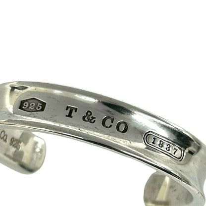 Tiffany & Co Narrow Bangle 925 Sterling Silver Bracelet — view 3