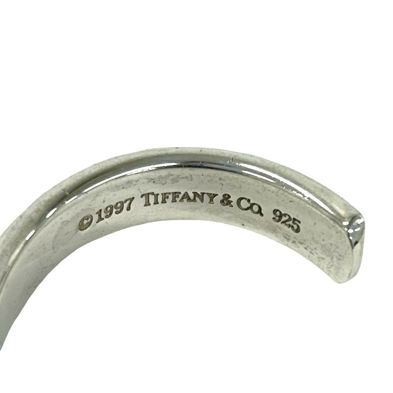 Tiffany & Co Narrow Bangle 925 Sterling Silver Bracelet — view 4