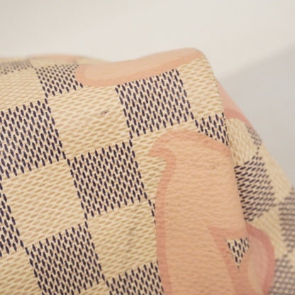 Louis Vuitton Handbag Damier Azur Tahiti Speedy Bandouliere 30 White Rosevalerin — view 9