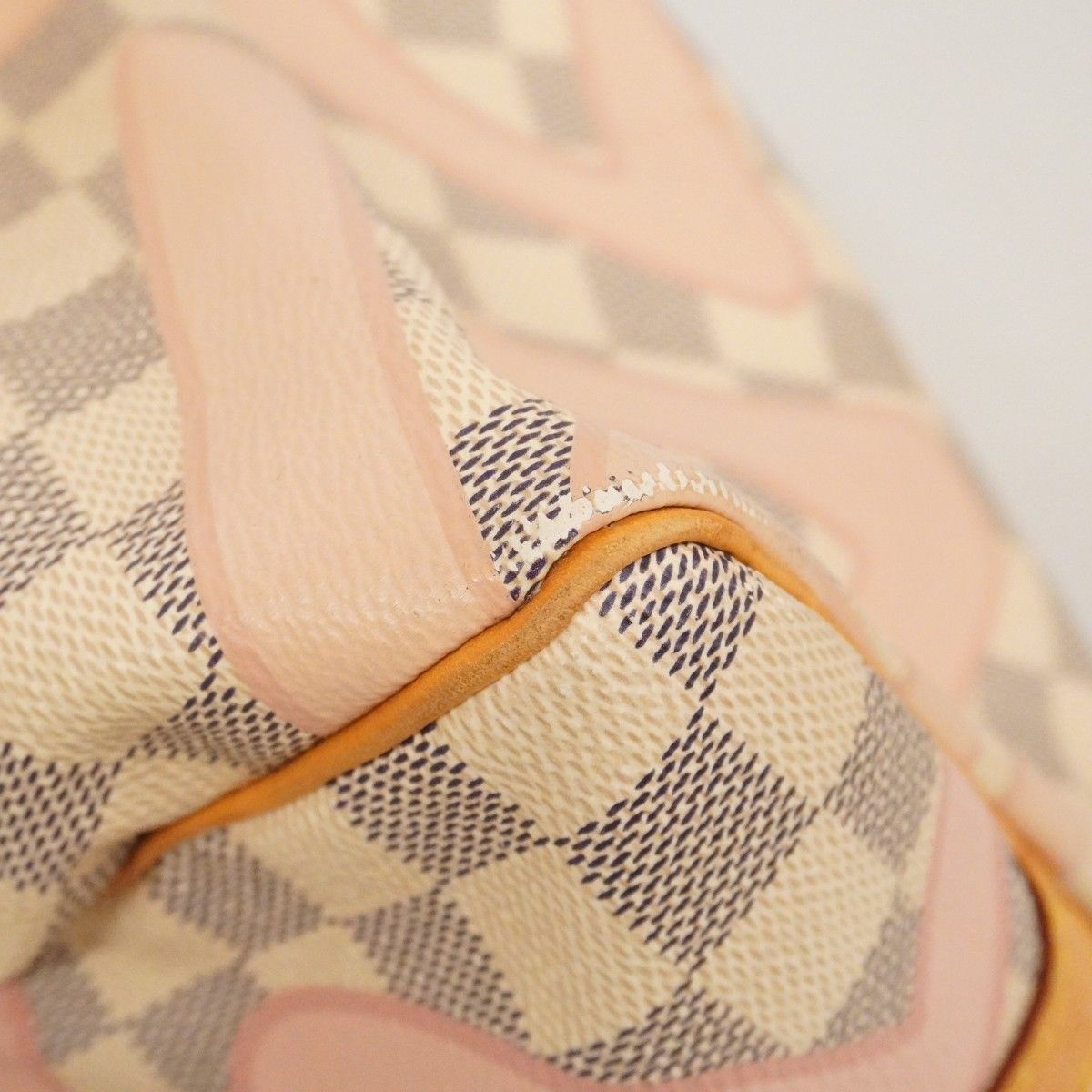 Louis Vuitton Handbag Damier Azur Tahiti Speedy Bandouliere 30 White Rosevalerin — view 7