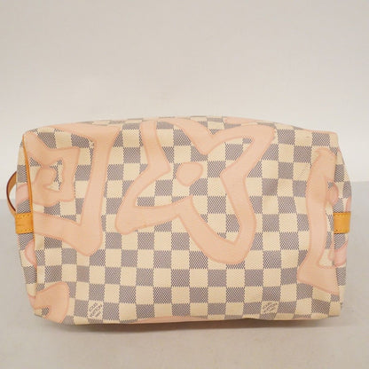 Louis Vuitton Handbag Damier Azur Tahiti Speedy Bandouliere 30 White Rosevalerin — view 3