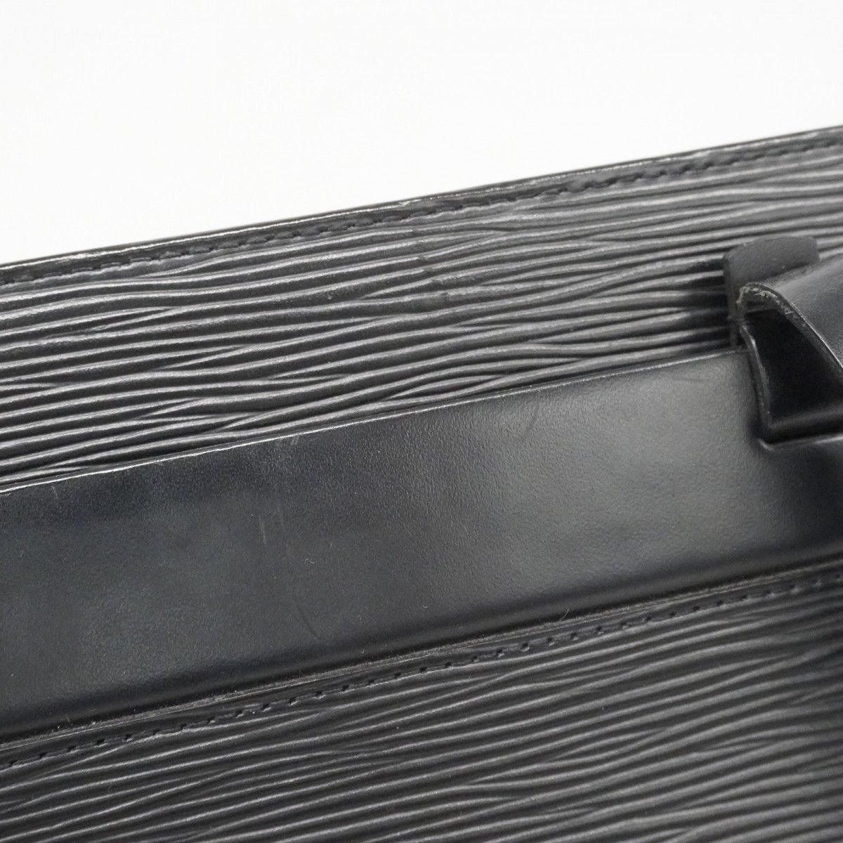 Louis Vuitton Tote Epi Croisette PM Noir — view 8