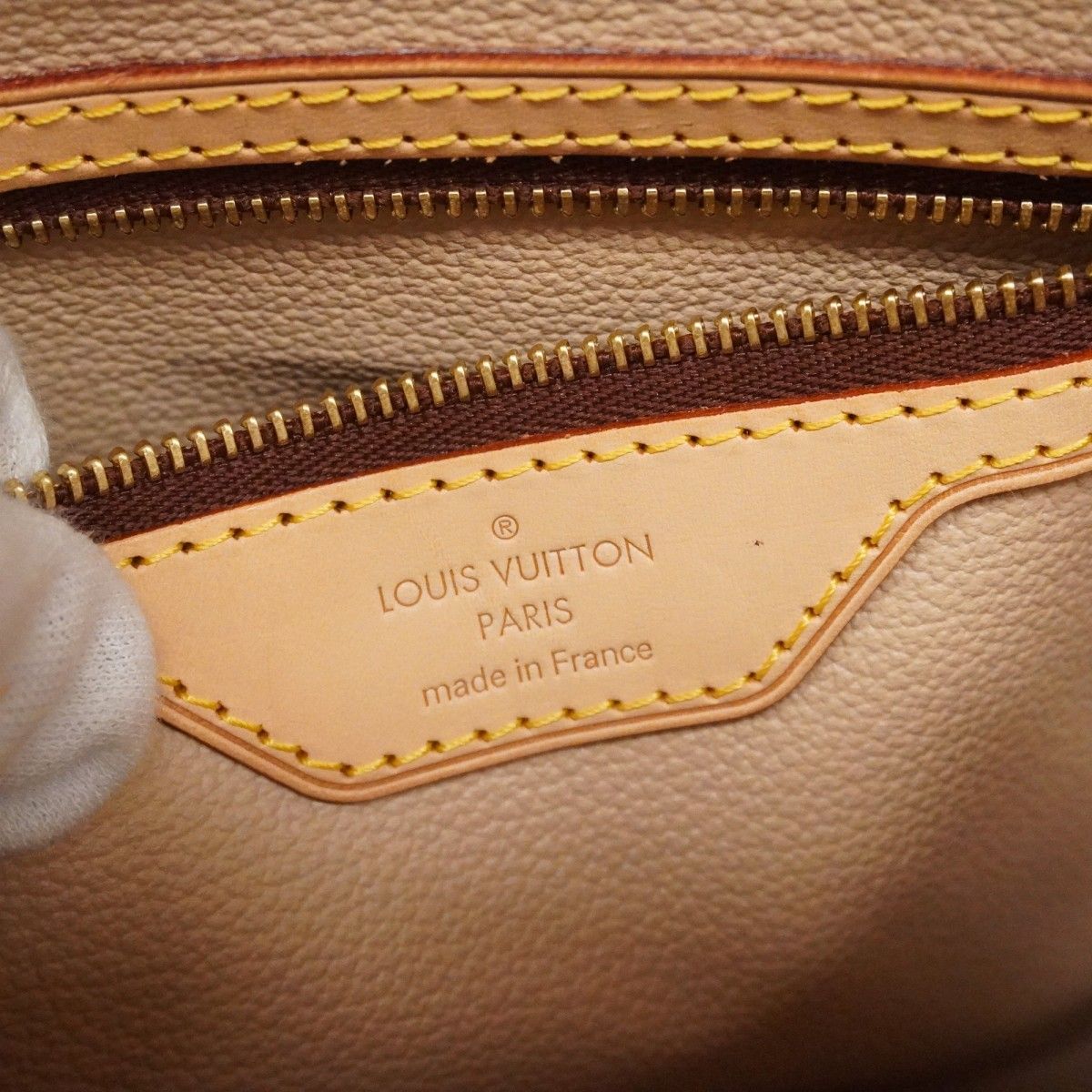 Louis Vuitton Tote Monogram Bucket PM Brown — view 5