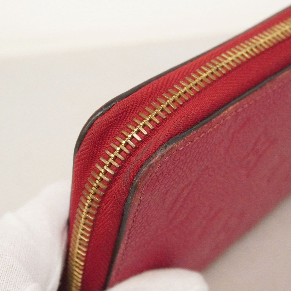 Louis Vuitton Wallet Monogram Empreinte Zippy Scarlet — view 5