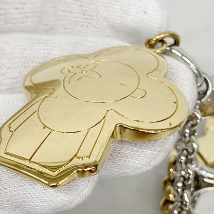 Louis Vuitton Key Holder Charm Chain Vivienne Bff Gold Silver — view 4