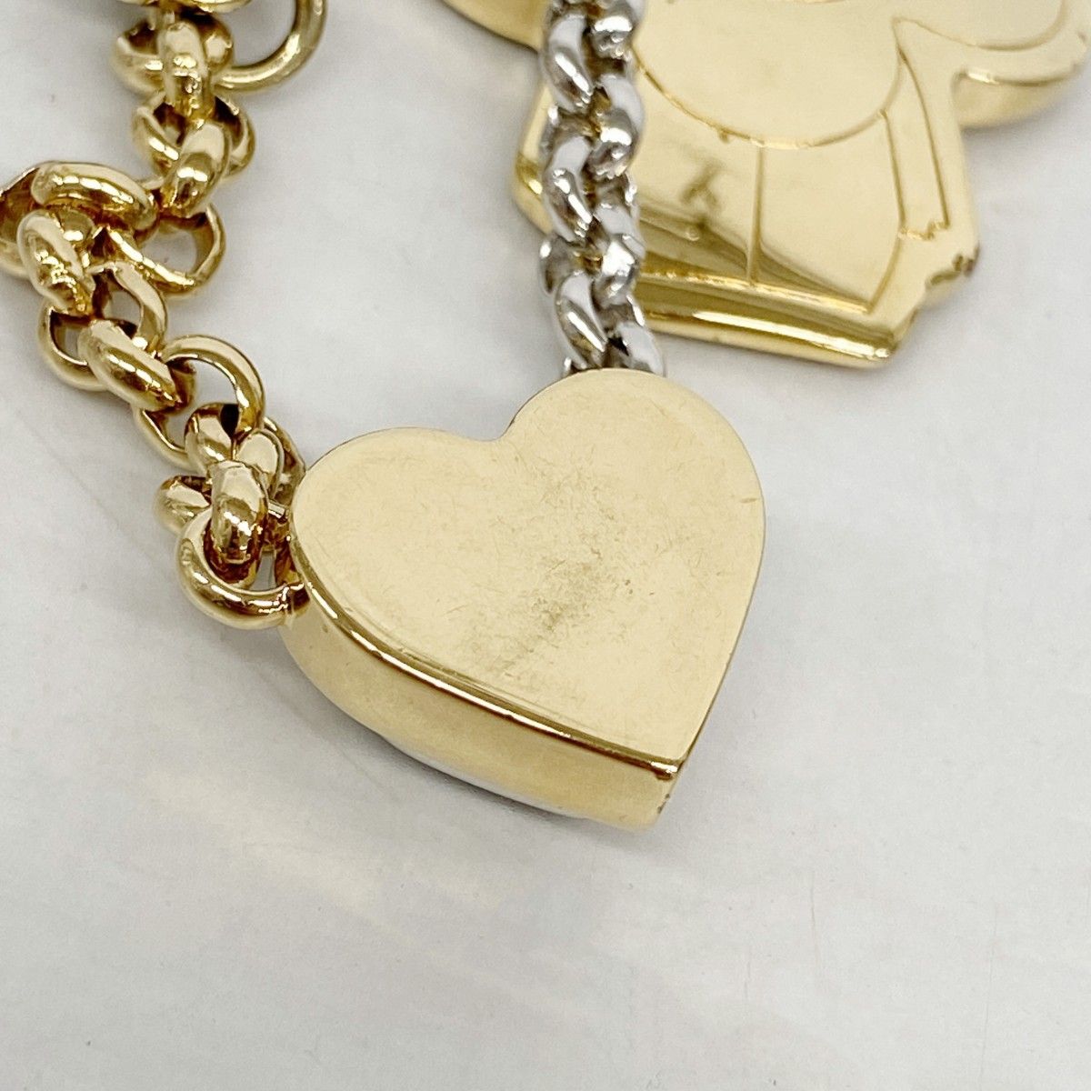 Louis Vuitton Key Holder Charm Chain Vivienne Bff Gold Silver — view 3