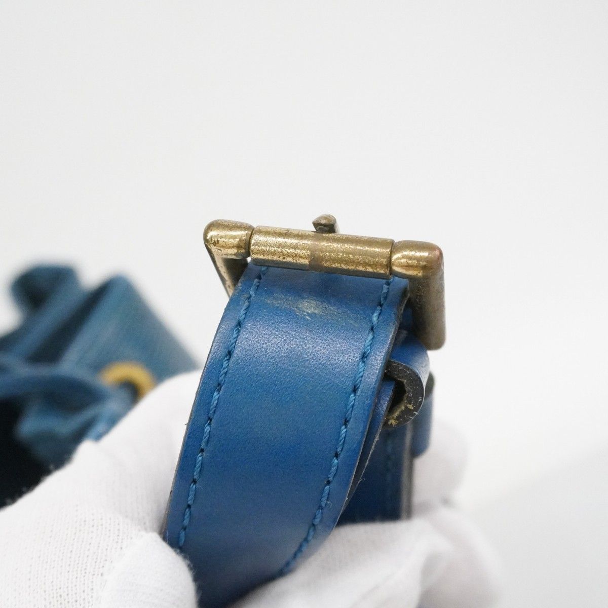 Louis Vuitton Shoulder Bag Epi Petit Noe Toledo Blue — view 9
