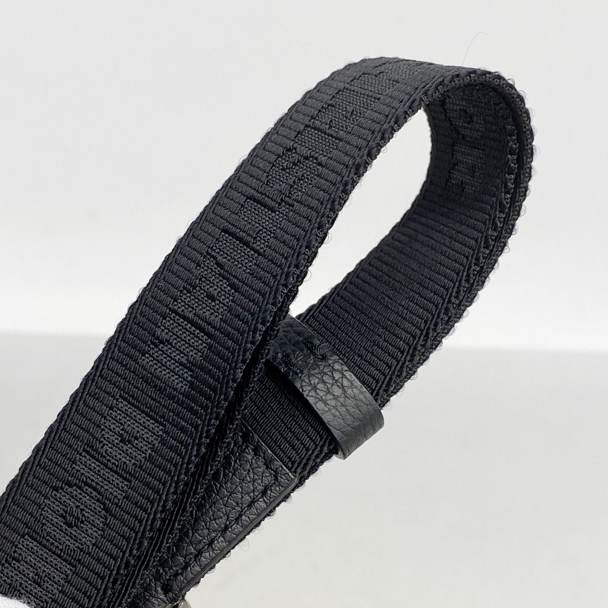 Dior Shoulder Bag Trotter Oblique Canvas Black Navy Silver — view 7