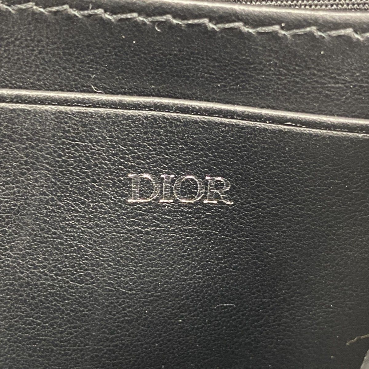 Dior Shoulder Bag Trotter Oblique Canvas Black Navy Silver — view 5