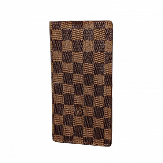 Louis Vuitton Wallet Damier Portefeuille Brazza Ebene